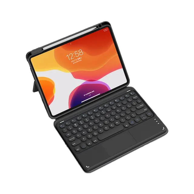 INF Löstagbart Bluetooth-Tangentbordsfodral för iPad Svart iPad