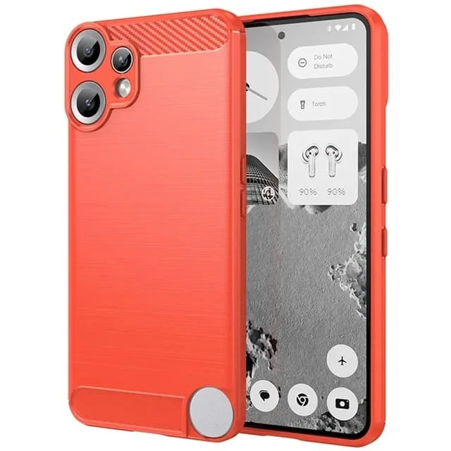 CaseOnline Borstat silikon skal Nothing CMF Phone 2 Pro