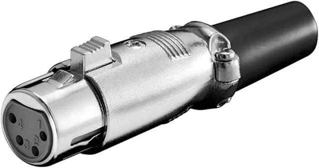 Goobay Mikrofonkontakt, 4 Pin