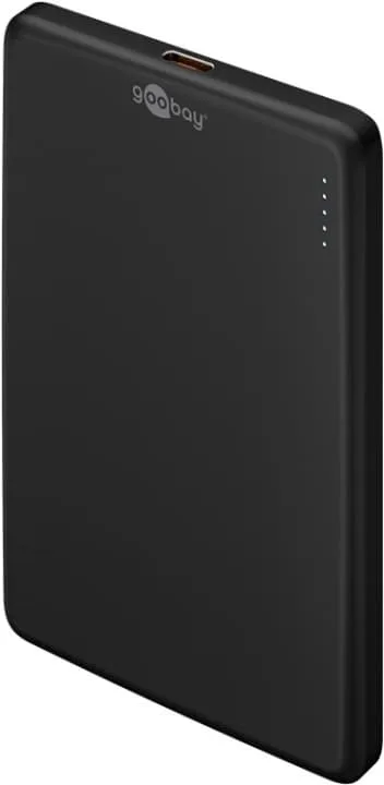 goobay Magnetisk trådlös powerbank 5.000 mAh fäster