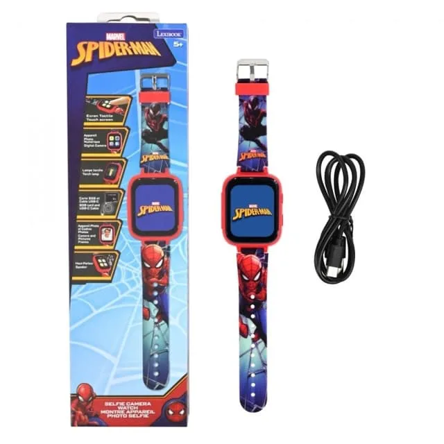 Lexibook Spider-Man Smartwatch för barn med 8 GB minneskort