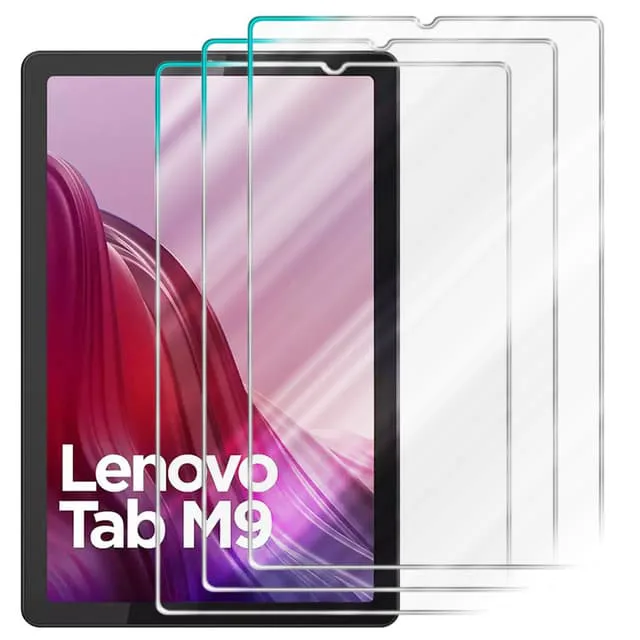 Cadorabo Lenovo Tab M9 3x Skyddsglas Skyddsfilm
