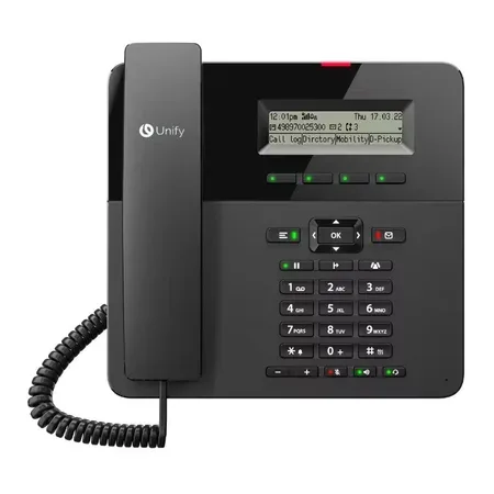 Unify OpenScape Desk Phone CP210 Analog telefon Sort