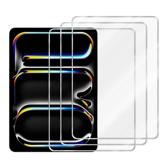Cadorabo iPad 13 Pro 2024 3x Skyddsglas