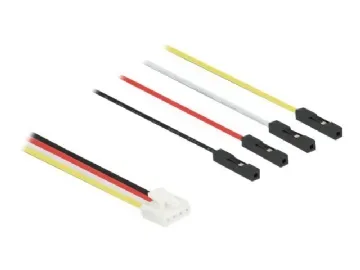 Delock IOT - Ström-/datakabel - 4 pin Grove (hane) till bygelkablar (hona)