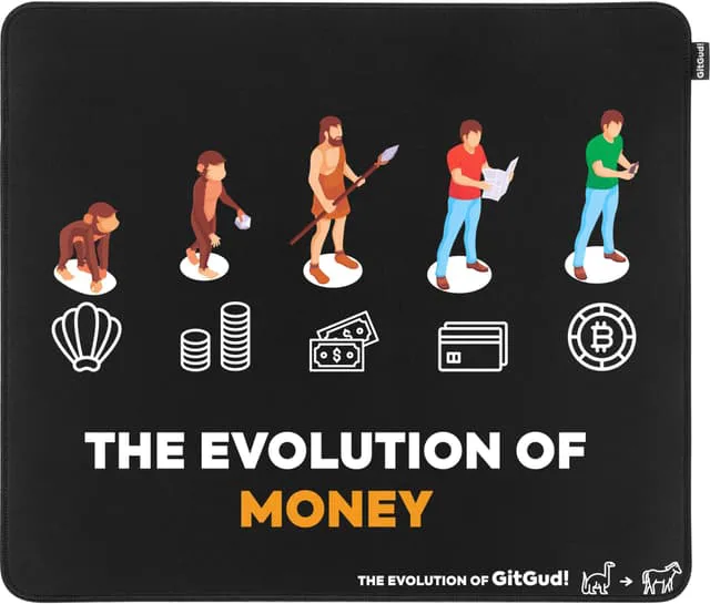 GitGud! GitGud Evolution of Money XL Mousepad