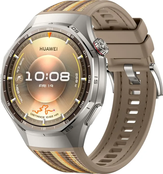Huawei WATCH GT6 PRO 3,73 cm (1.47") AMOLED 46 mm Digital 466 x 466 pixel Berøringsskærm Titanium