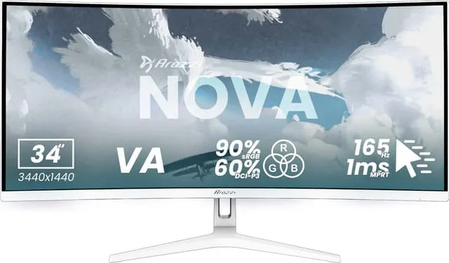 Arozzi Nova 34“ Curved VA 165Hz