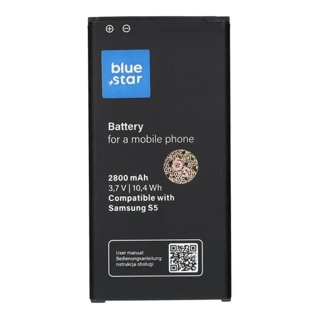 OEM Blue Star Samsung S5 Batteri 2800