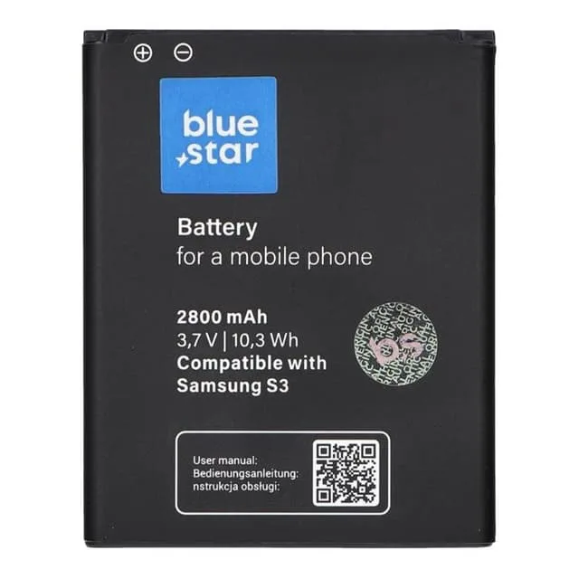 OEM Blue Star Samsung S3 Batteri I9300