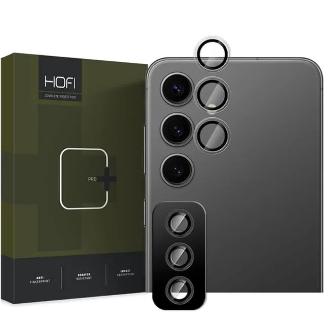 HOFI Galaxy S25 Härdat Glas Kameralinsskydd CamRing