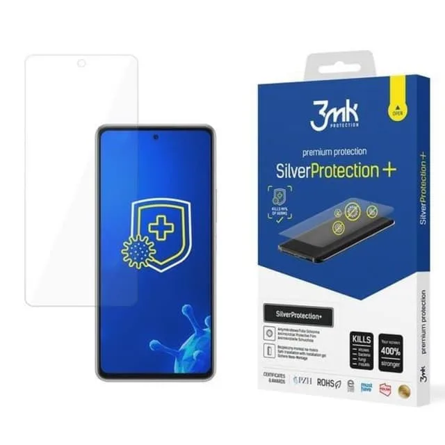 3MK Galaxy A53 5G Plastfilm skärmskydd Silver
