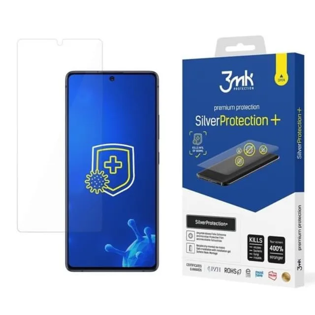 3MK Galaxy S10 Lite Plastfilm skärmskydd Silver