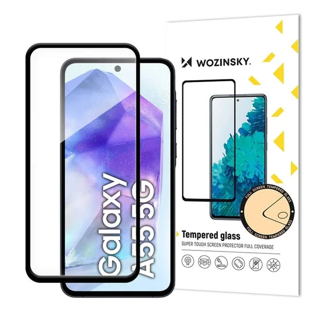 Wozinsky Galaxy A16/A16 5G Härdat glas Skärmskydd Full Glue
