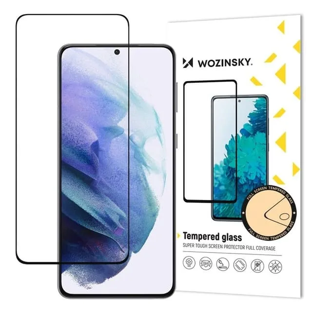 Skärmskydd Samsung S22 Plus i härdat glas Fullskärm