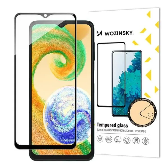 Skärmskydd Samsung A04s i glas Fullskärm