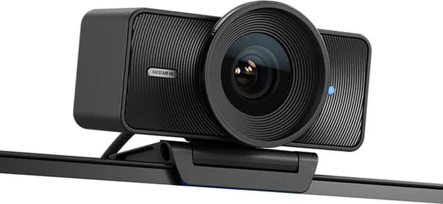 Elgato Facecam 4K – 4K60-studiowebbkamera, DSLR-liknande kontroll, filmiska effekter, 49 mm-objektivfilter, HDR, okomprimerad video, optimerat fokusområde