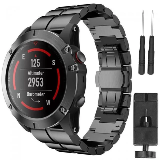 Double Row RSF stål Garmin Fenix 3 / 5X / 5X Plus