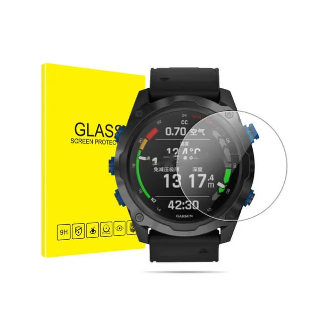Skärmskydd i Härdat Glas, 2-pack Garmin Descent MK2i