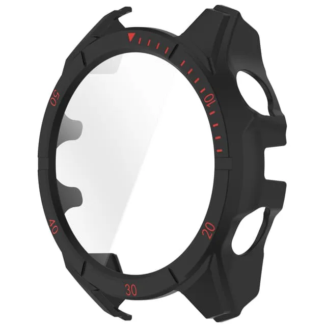 Garmin Fenix 8 Watch Skyddsfodral Svart+röd 51 MM