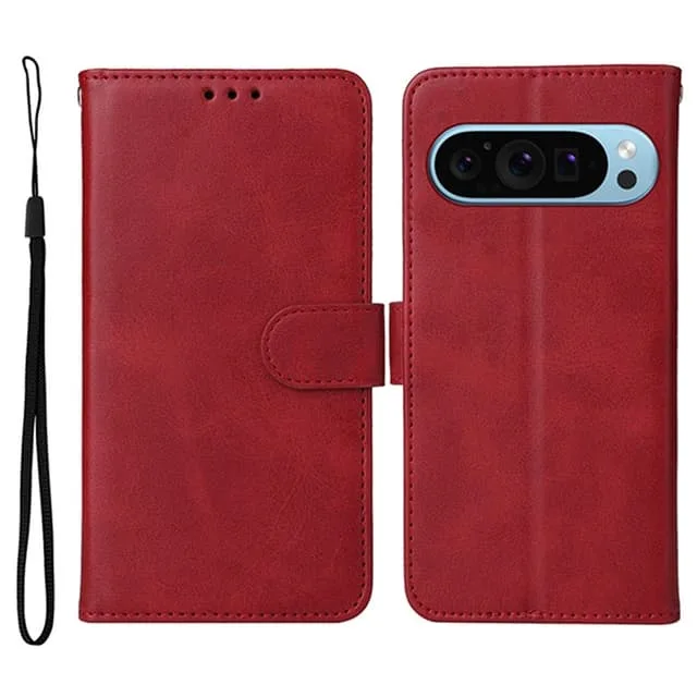 Skalo Google Pixel 10 PU-läder Plånboksfodral