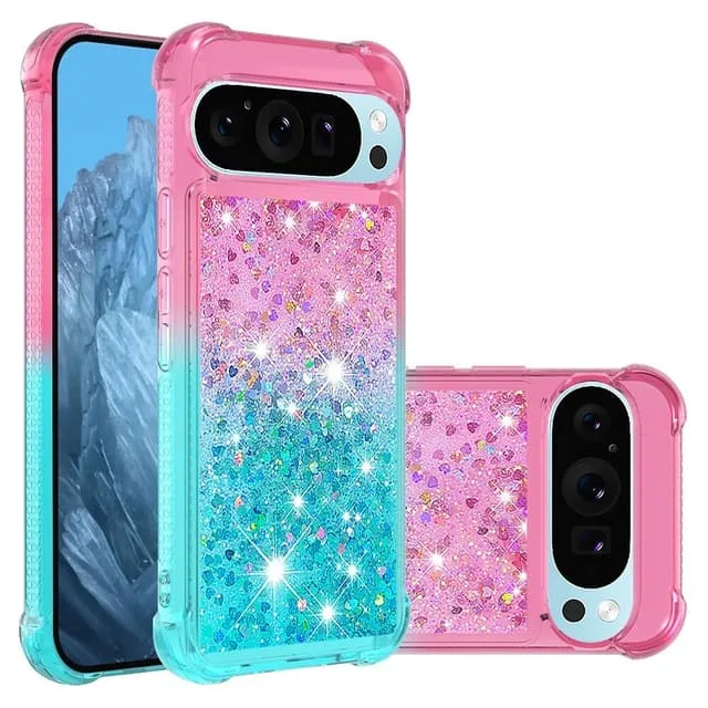 Skalo Google Pixel 10 Kvicksand Glitter Skal