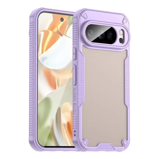 Skalo Google Pixel 10 Armor Hybrid Frosted Skal