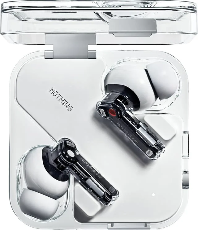 Nothing Ear Headset True Wireless Stereo (TWS) I öra Samtal/musik USB Type-C Bluetooth Transparent, Vit