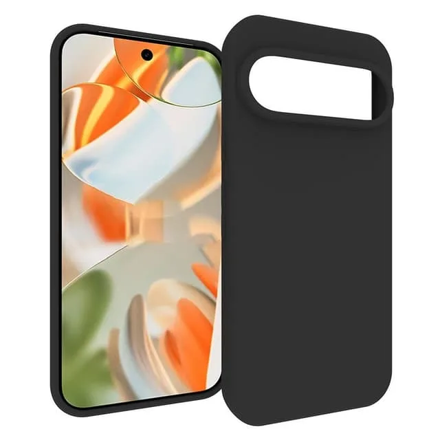 Skalo Google Pixel 10 Pro Mattsvart Ultratunn TPU Skal