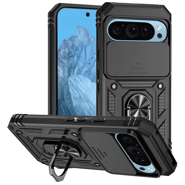 Skalo Google Pixel 10 Pro Armor Metallring Kameraslider Skal