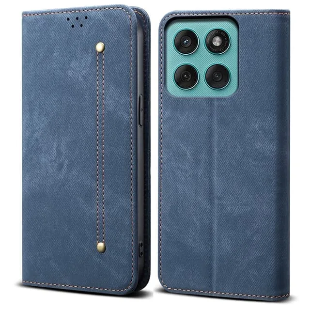 SKALO Motorola Moto G56 5G Jeans Plånboksfodral