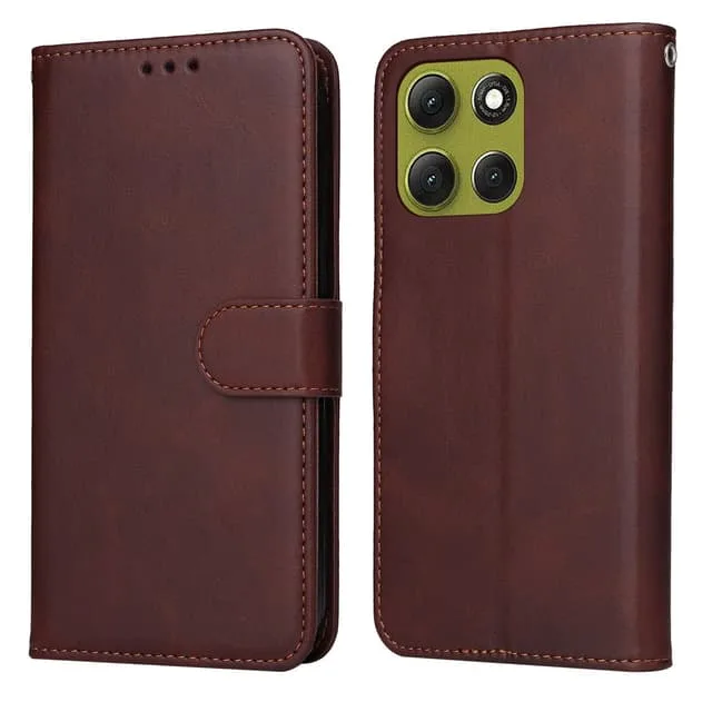 SKALO Motorola Moto G86 Power 5G PU-läder Plånboksfodral
