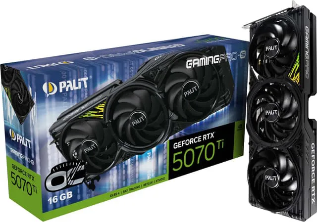 PALIT GeForce RTX 5070 Ti GamingPro-S OC