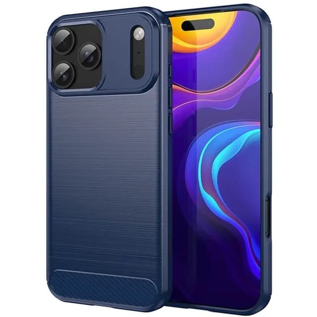 CaseOnline Borstat silikon skal iPhone 17 Pro Max