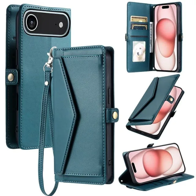 Skalo iPhone Air PU-Läder Envelope Plånboksfodral