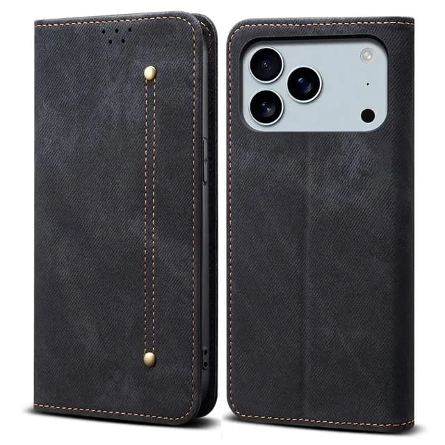 Skalo iPhone 17 Pro Jeans Plånboksfodral