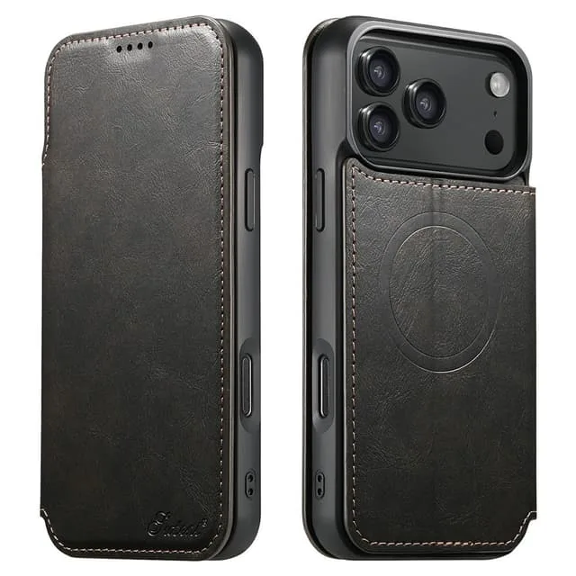 Skalo iPhone 17 Pro Max SUTENI J05 PU-Läder Plånboksfodral