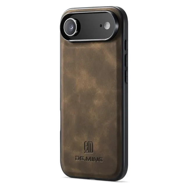 DG Ming iPhone Air Premium PU-Läder Hybrid Skal
