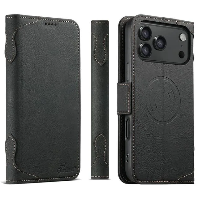 Skalo iPhone 17 Pro Max SUTENI J07 PU-Läder Plånboksfodral