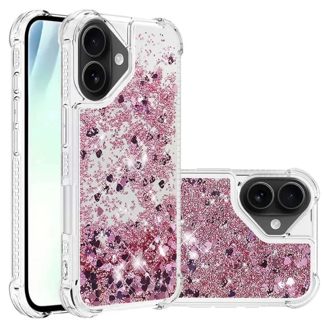 Skalo iPhone 17 Kvicksand Glitter Skal