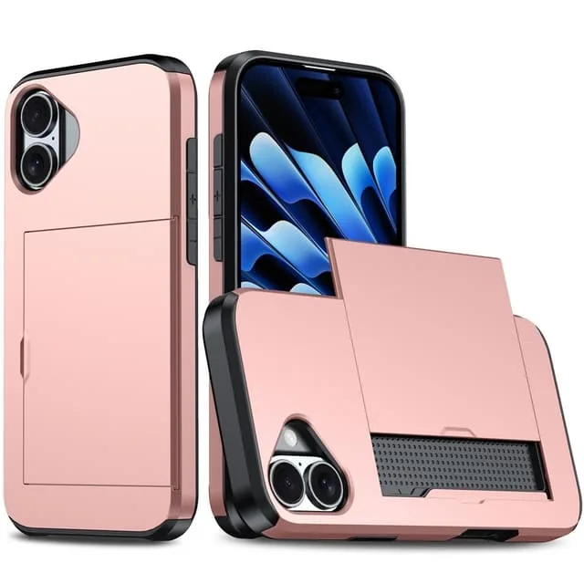 Skalo iPhone 17 Armor Korthållare Skal