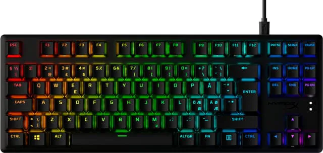 HyperX Alloy Origins Core Red switch gamingtangentbord