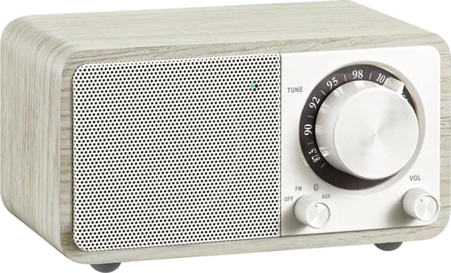 Sangean WR-7 PLUS Kompakt Genopladelig Radio Natural Cherry