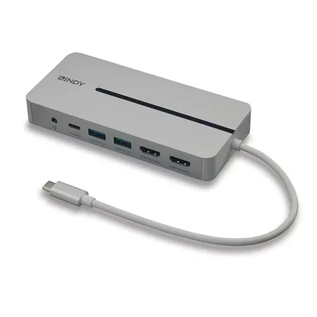 Lindy 43360 dockingstation Ledningsført USB 3.2 Gen 1 (3.1 Gen 1) Type-C