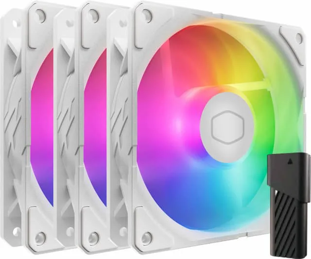 Cooler Master Sickle Flow Edge 120mm PC-fläkt (3-pack, vit)