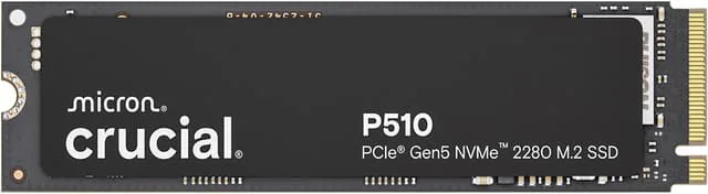 Crucial P510 1TB PCIe Gen5 NVMe