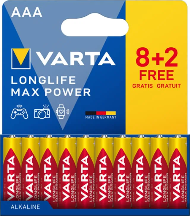 Varta Longlife Power AAA batteri 7042379 10-pack