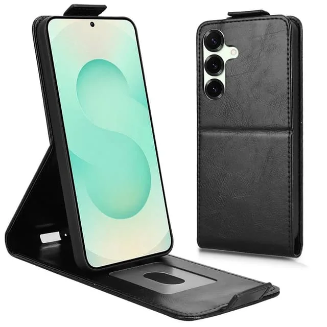 Skalo Samsung S25 FE Vertical PU-Läder Skal