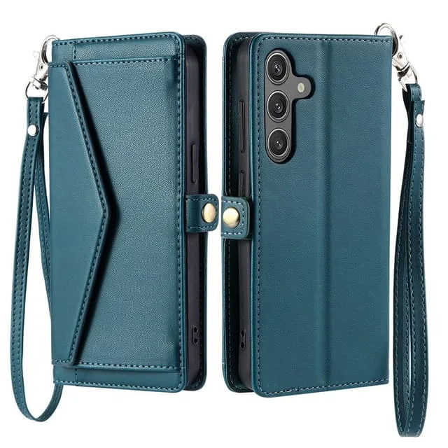 Skalo Samsung S25 FE PU-Läder Envelope Plånboksfodral