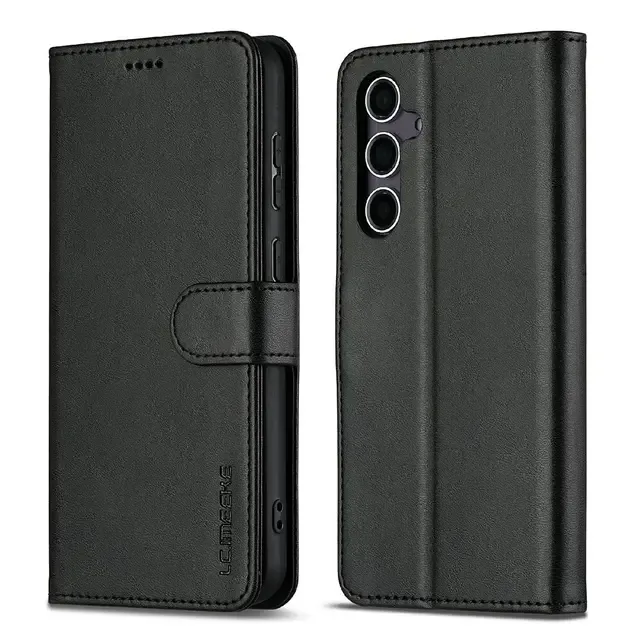 Skalo Samsung S25 FE LC.IMEEKE Premium PU-läder Plånboksfodral